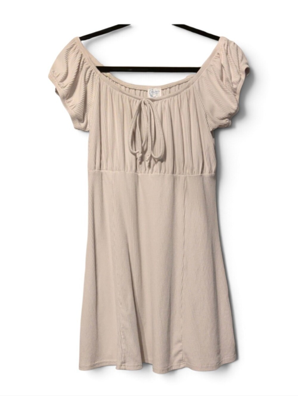 Blue Rain at Francesca's  coastal  off white dress Size Large